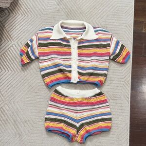 Amazon Colorful Striped Knit Set
worn once
size s